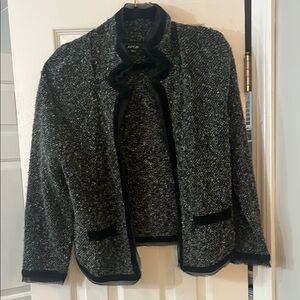 Apt. 9 Women's Black Tweed Jacket